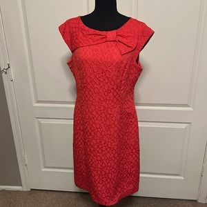 Business/Casual A line Red Dress